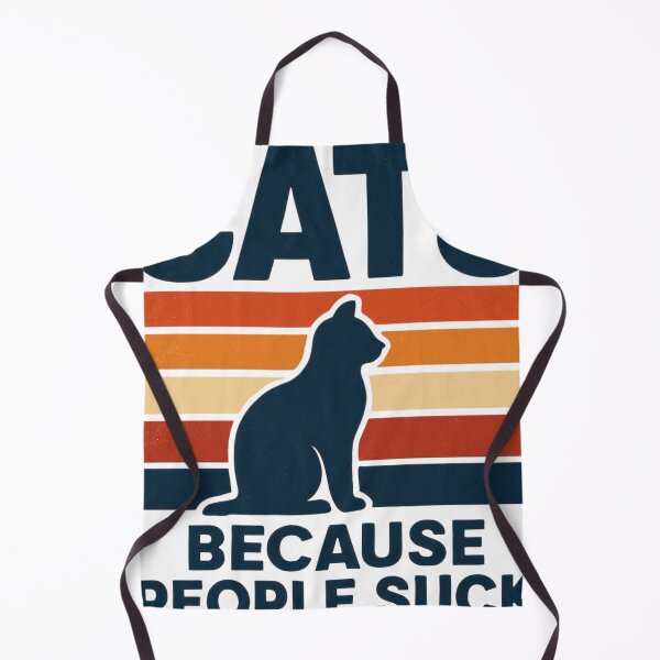 Item preview, Cats Because People Suck Funny Retro Cat Lover Gift designed and sold by ZadTicaret.