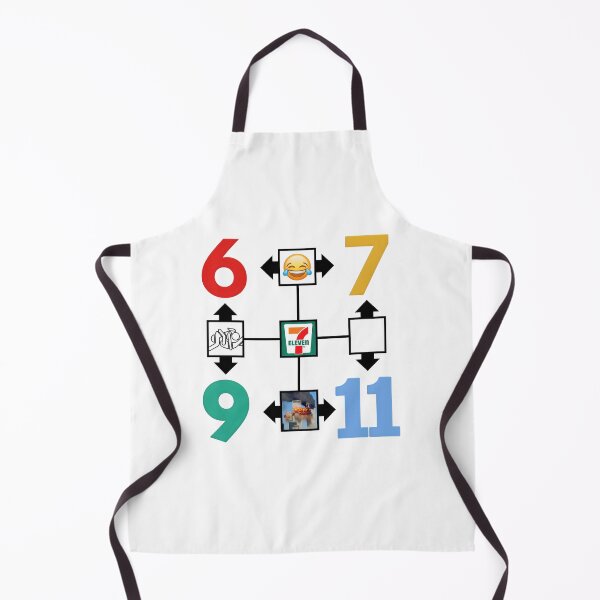 Item preview, Funny 6 7 9 11 Meme Diagram designed and sold by RiverFF.