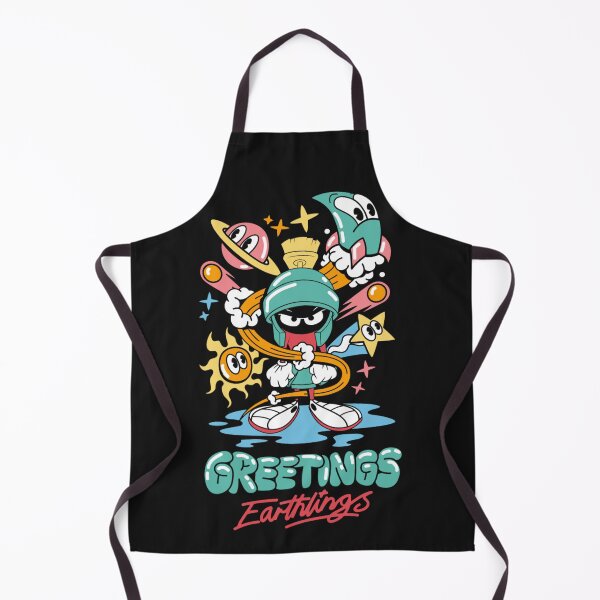 Item preview, Greetings Earthlings Retro Space Alien Cartoon designed and sold by by2pals.