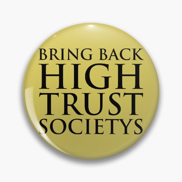 Item preview, High Trust Society (black font) designed and sold by muskitt.