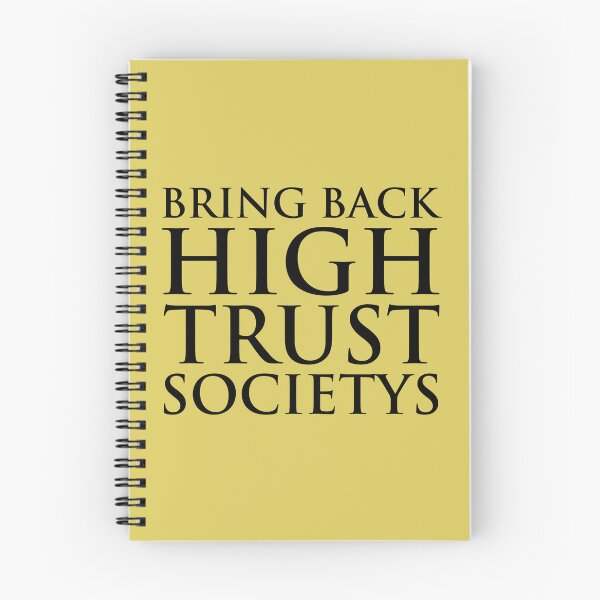 Item preview, High Trust Society (black font) designed and sold by muskitt.