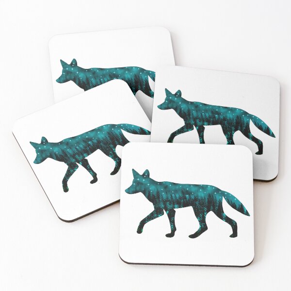 Item preview, Turquoise coyote designed and sold by Ana Gorozpe.