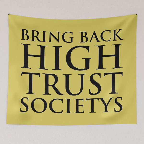 Item preview, High Trust Society (black font) designed and sold by muskitt.