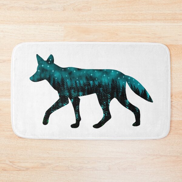 Item preview, Turquoise coyote designed and sold by Ana Gorozpe.