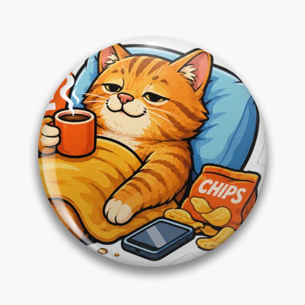 Item preview, Weekend Lazy Mode Cat | Funny Lazy Cat Coffee Meme Design designed and sold by Dada-arts.