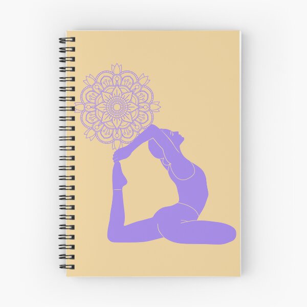Item preview, King Pigeon Yoga Pose With Mandala designed and sold by Laanas55.