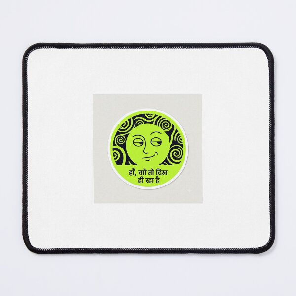 Item preview, Haan Wo Toh Dikh Hi Raha Hai Sassy Eye Roll Sticker designed and sold by The Existential Grind.
