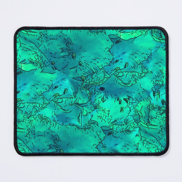 Item preview, Blue and Turquoise Azalea Pattern, Abstract designed and sold by Brightside-art.