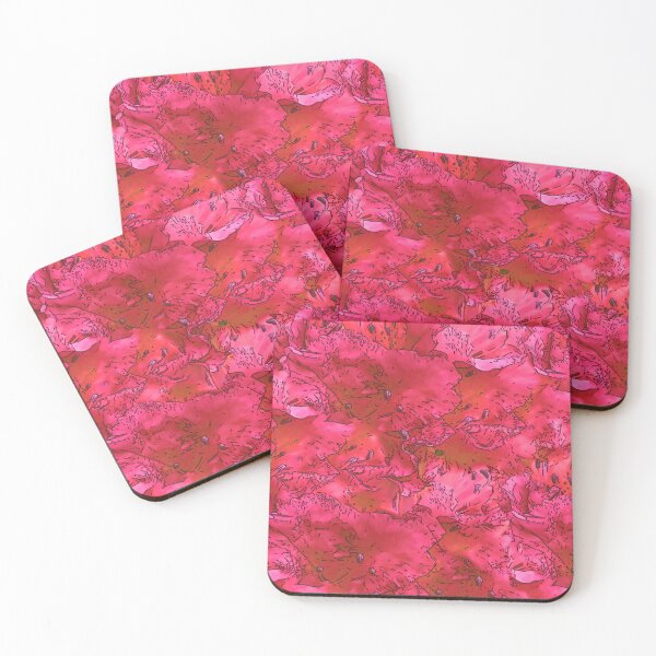 Item preview, Red Azalea Pattern, Abstract designed and sold by Brightside-art.