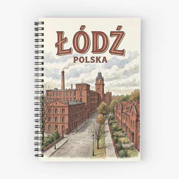 Item preview, Łódź Poland Illustrated Travel Poster designed and sold by Ar0undTheW0rld.
