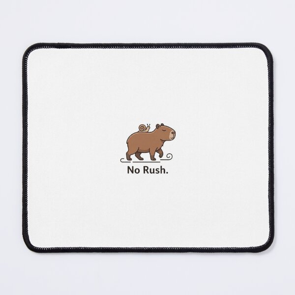 Item preview, No rush capybara| Minimalist Design designed and sold by inessiiilvaaaaa.