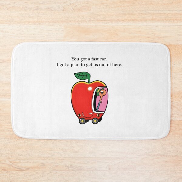 Item preview, Fast Car - Apple Car Driving Tee designed and sold by RiverFF.