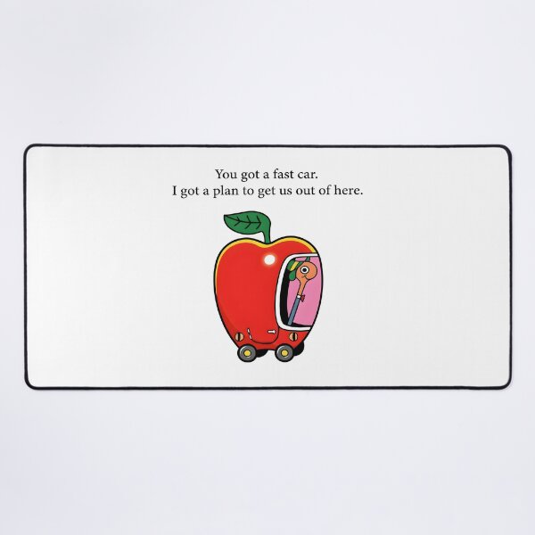 Item preview, Fast Car - Apple Car Driving Tee designed and sold by RiverFF.
