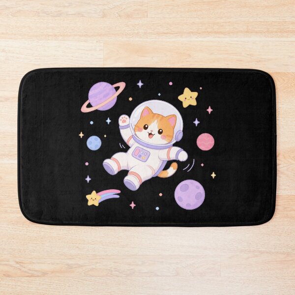 Item preview, Cute Space Cat Astronaut Kawaii Chibi Kitten Galaxy Art designed and sold by Seculinator.