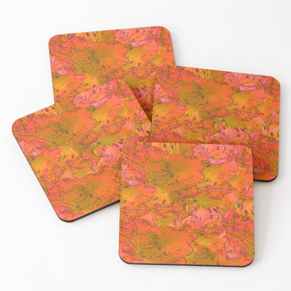 Item preview, Orange and Yellow Azalea Pattern, Abstract designed and sold by Brightside-art.