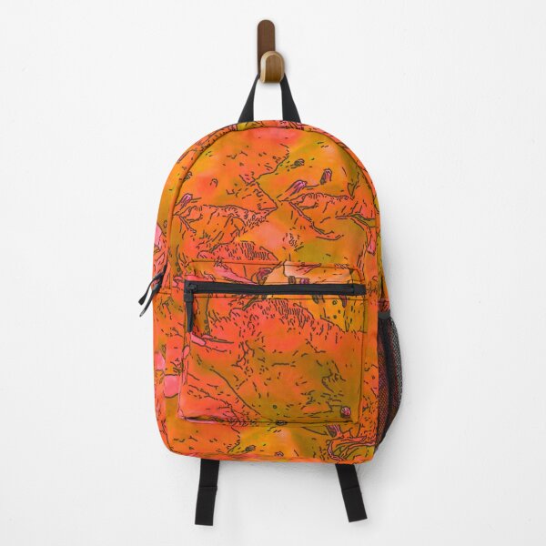 Item preview, Orange and Yellow Azalea Pattern, Abstract designed and sold by Brightside-art.
