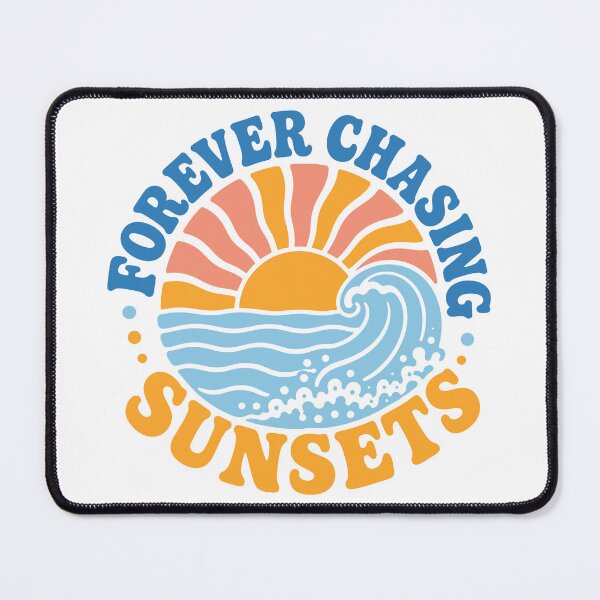 Item preview, Retro Sunset Wave Graphic Phone Case for Girls Forever Chasing Sunsets | Boho Ocean Beach Mug for Students Forever Chasing Sunsets | Vintage Surf Summer Tshirt for Mom designed and sold by Noe Mill.