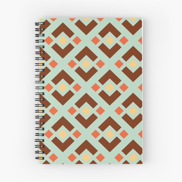 Item preview, Aztec Geometric Pattern | Brown Mint Terracotta Tribal Seamless designed and sold by Dino-Lune.