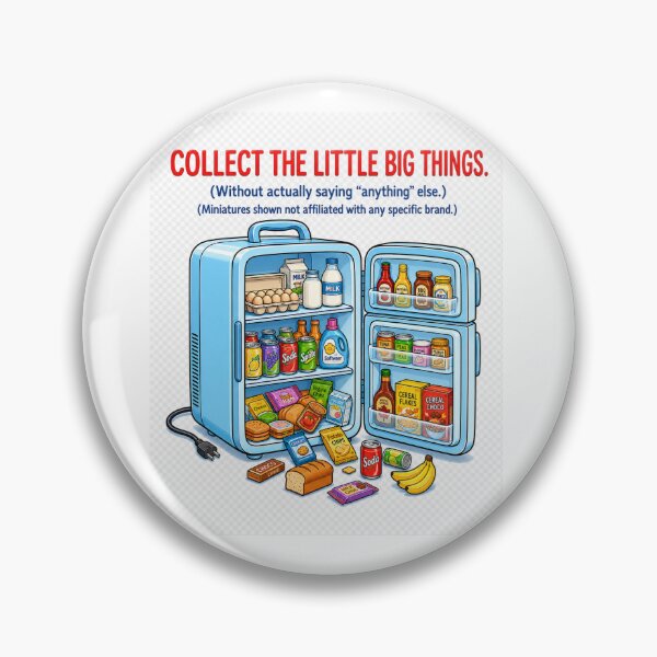 Item preview, Collect the Little Big Things – Mini Fridge of Tiny Treasures designed and sold by pixelandpassionart.