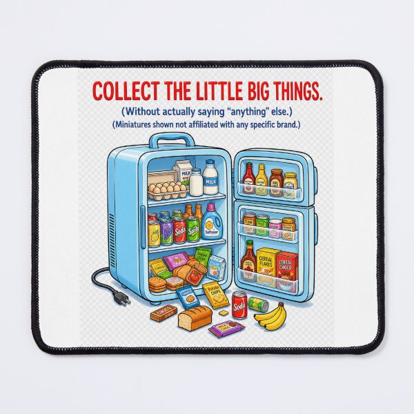 Item preview, Collect the Little Big Things – Mini Fridge of Tiny Treasures designed and sold by pixelandpassionart.
