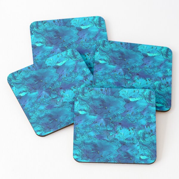Item preview, Blue Azalea Pattern, Abstract designed and sold by Brightside-art.