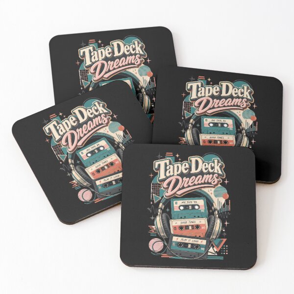 Item preview, Tape Deck Dreams Retro Cassette And Headphones designed and sold by Sketchlegacy.