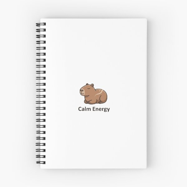 Item preview, Calm energy capybara | Kawaii Minimalist Art designed and sold by inessiiilvaaaaa.
