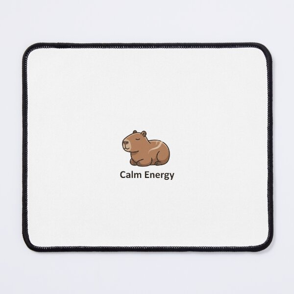 Item preview, Calm energy capybara | Kawaii Minimalist Art designed and sold by inessiiilvaaaaa.