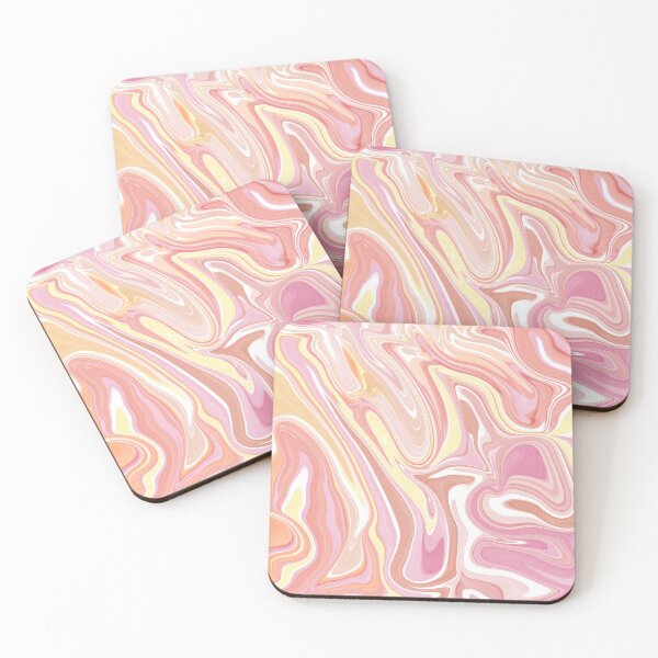 Item preview, Blush Harmony | Pink & Peach Marble Abstract designed and sold by GemniShop.