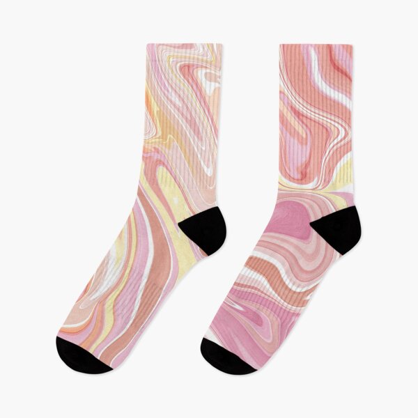Item preview, Blush Harmony | Pink & Peach Marble Abstract designed and sold by GemniShop.