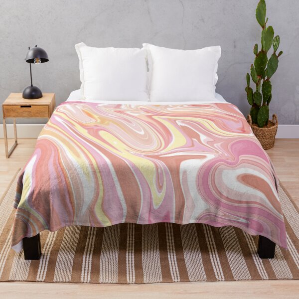 Item preview, Blush Harmony | Pink & Peach Marble Abstract designed and sold by GemniShop.