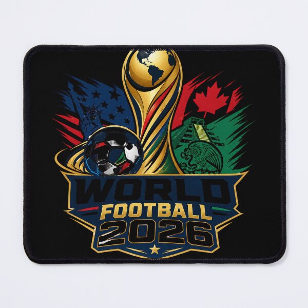 Item preview, World Football 2026 Championship Emblem – USA Canada Mexico Soccer T-Shirt Design designed and sold by TETHER007.
