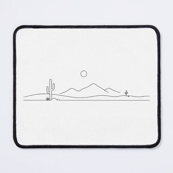 Item preview, Minimalist desert landscape designed and sold by Side Quest Co..