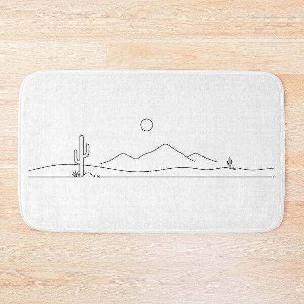Item preview, Minimalist desert landscape designed and sold by Side Quest Co..