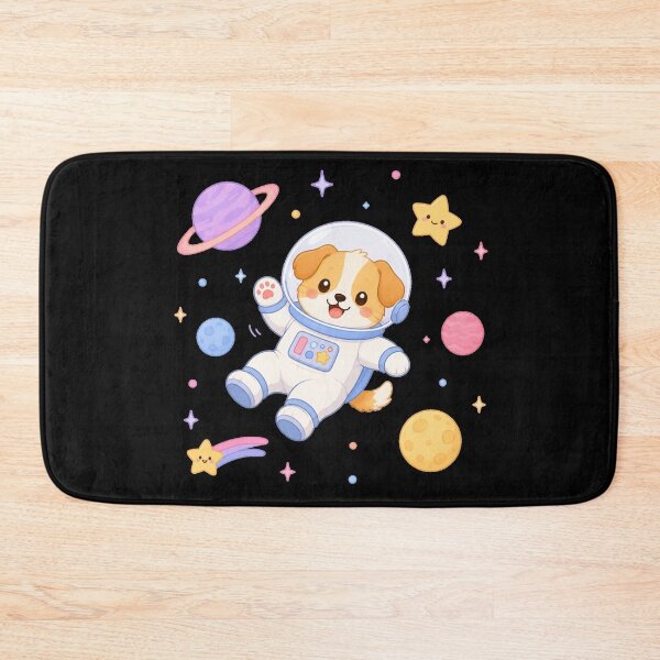 Item preview, Cute Space Dog Astronaut Kawaii Chibi Puppy Galaxy Art designed and sold by Seculinator.