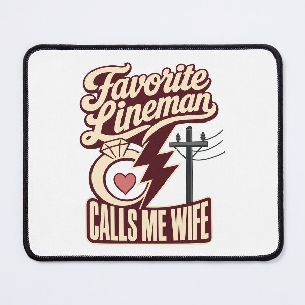 Item preview, My favorite lineman calls me woman, lineman calls me woman designed and sold by pirminio.