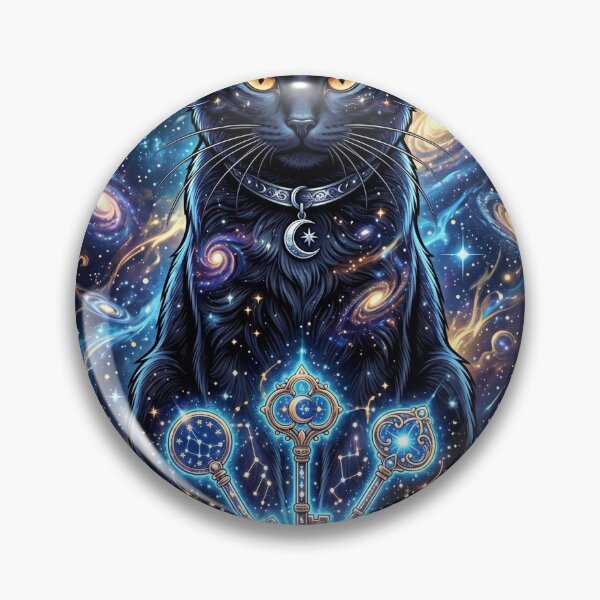 Item preview, Black Cat Guardian of the Celestial Library T-Shirt designed and sold by MERAKISL.