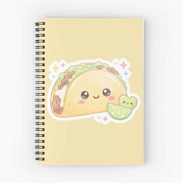 Item preview, Cute Taco Sticker | Kawaii Smiling Taco with Lime Heart & Sparkles designed and sold by DmaarGroup.