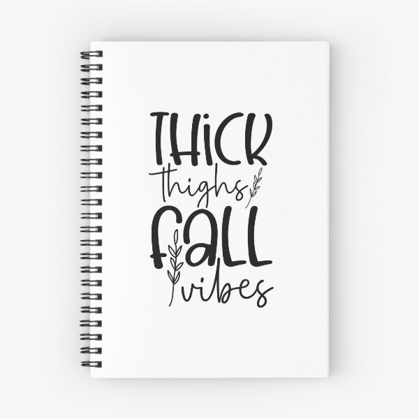 Item preview, Thick Thighs Fall Vibes - Cute Autumn Season Leaves Orange Pumpkin Cozy Warm Funny Pun Aesthetic Gift designed and sold by FuzionRaptor.