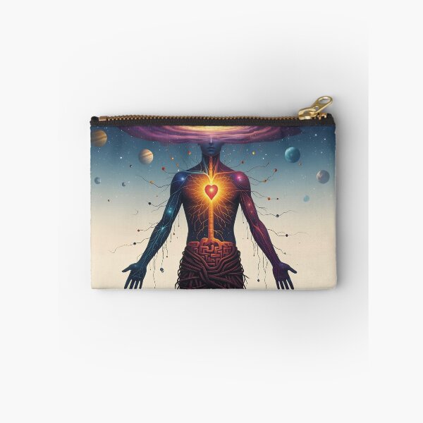 Item preview, Cosmic Human Heart And Mind Energy Illustration With Solar Galaxy, Spiritual Body And Neural Connections designed and sold by LisaMise.