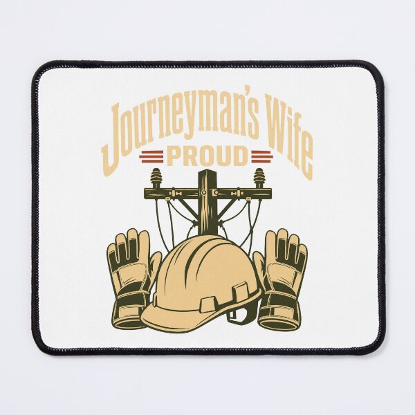 Item preview, Proud Journeyman's Wife Lineman Spouse Design designed and sold by pirminio.