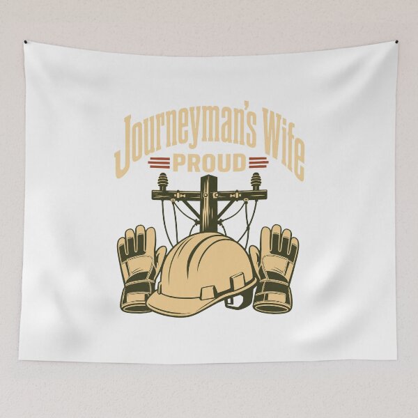 Item preview, Proud Journeyman's Wife Lineman Spouse Design designed and sold by pirminio.