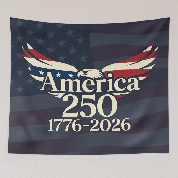 Item preview, America 250 Flag Wing Design designed and sold by IntelliMindDesigns.