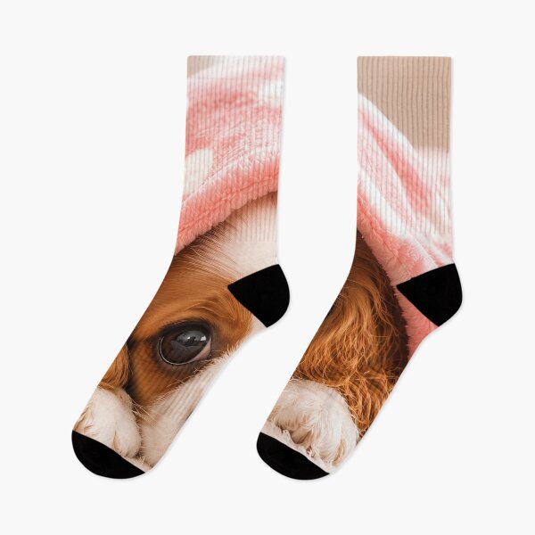 Item preview, Cozy Blanket Puppy Cavalier King Charles Spaniel designed and sold by ManJiangHong.