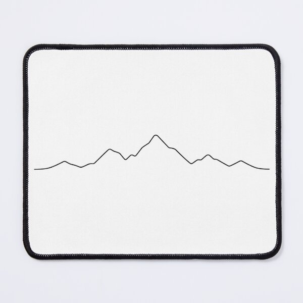 Item preview, Minimalist mountain silhouette drawing designed and sold by Side Quest Co..