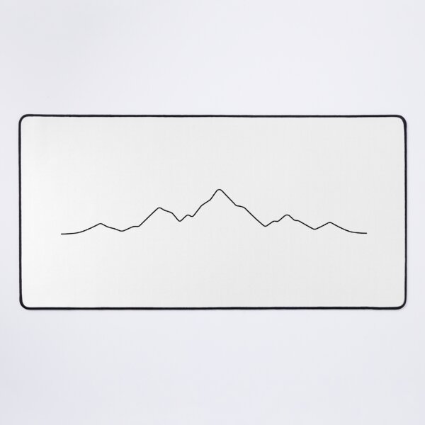 Item preview, Minimalist mountain silhouette drawing designed and sold by Side Quest Co..