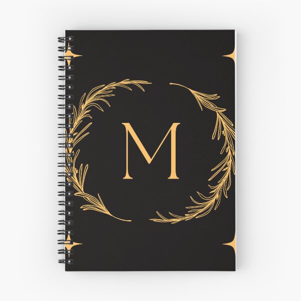Item preview, Elegant Gold Monogram Letter M Design | Personalized Black T-Shirt Hoodie & Cap Mockup designed and sold by Vvmd.