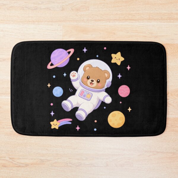 Item preview, Cute Space Bear Astronaut Kawaii Chibi Teddy Galaxy Art designed and sold by Seculinator.