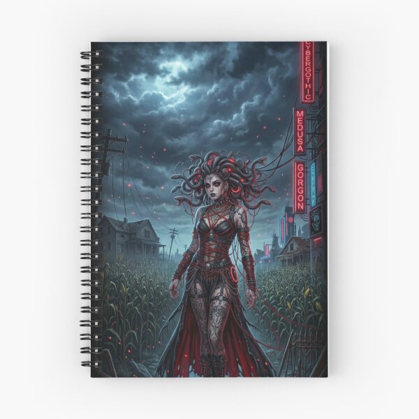 Item preview, Cyberpunk Medusa in Dark Stormy Night designed and sold by Kloshfresh.