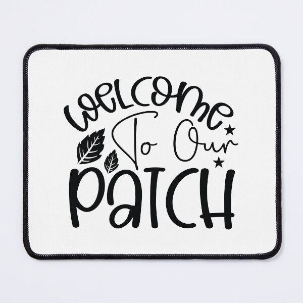 Item preview, Welcome To Our Patch - Cute Autumn Fall Leaves Orange Pumpkin Cozy Warm Home Family Aesthetic Gift designed and sold by FuzionRaptor.